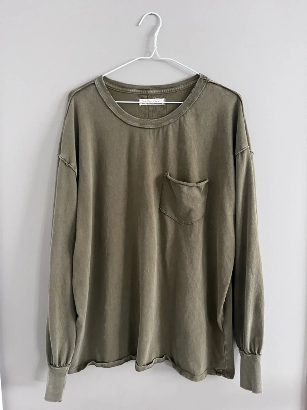 Free People We The Free Fade Into You Tee - Military Olive - Picture 4 of 11